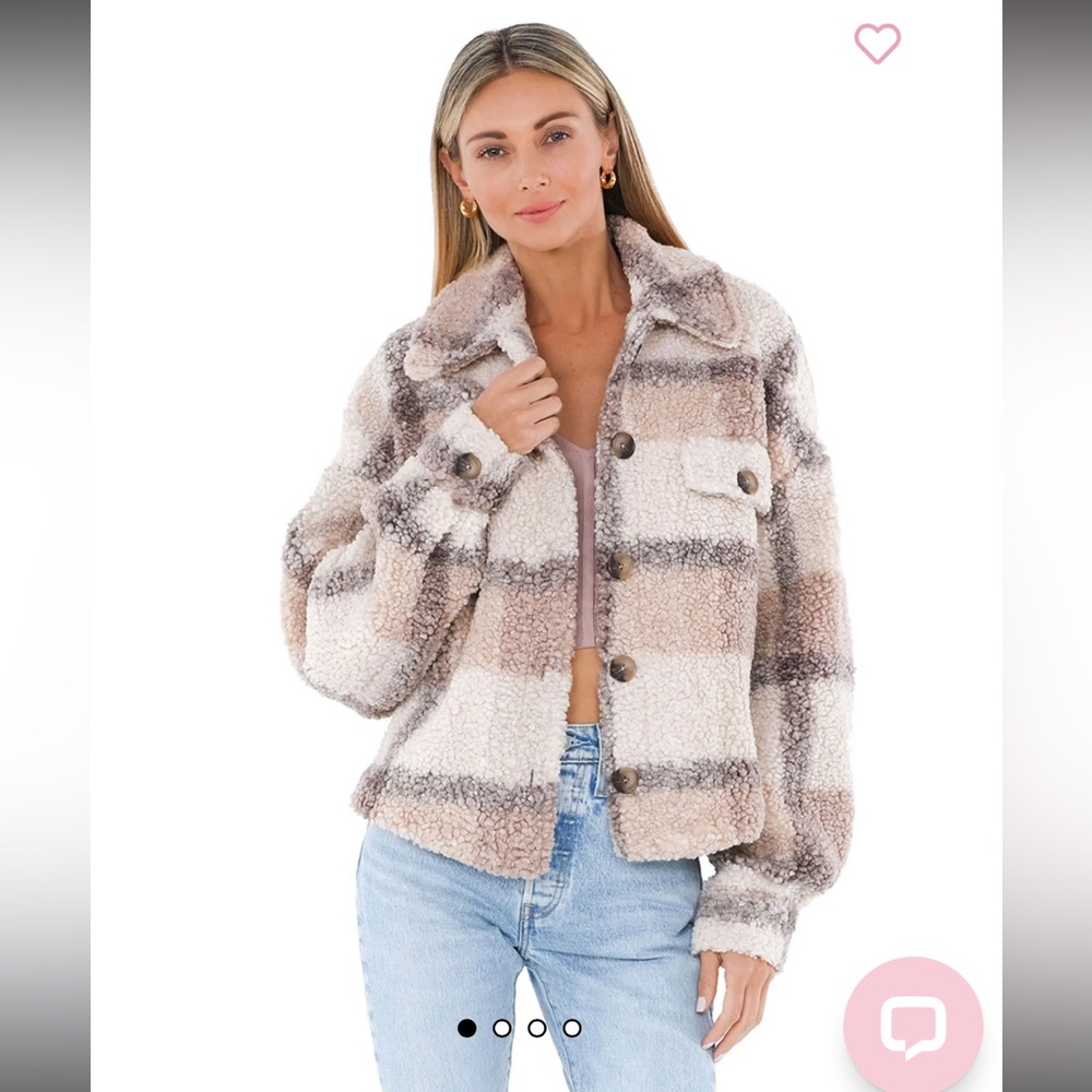 NWT BB Dakota “Plaid to See You” Jacket